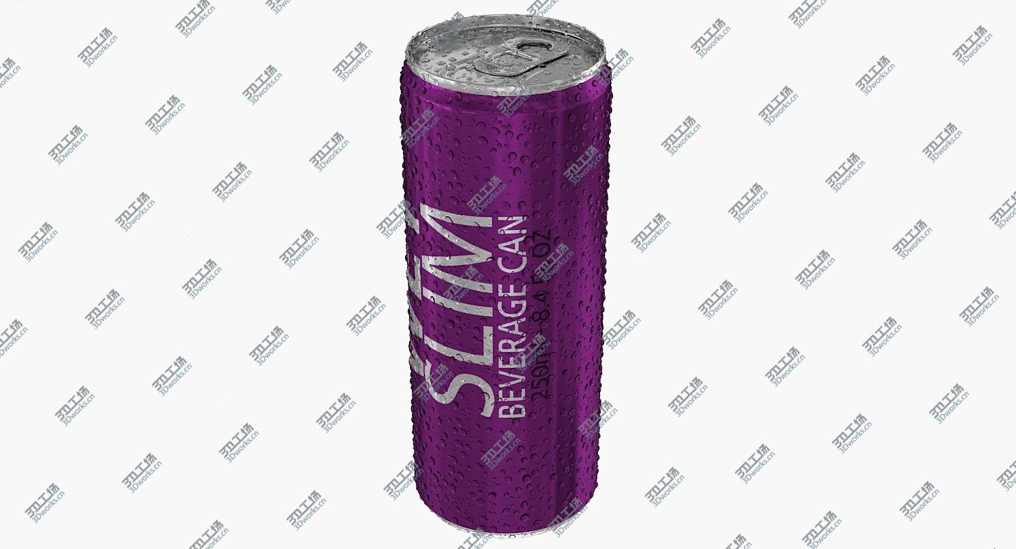 images/goods_img/20210313/250ml 8.4oz Wet Slim Beverage Can Collection 3D/3.jpg